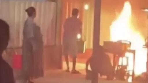 感情糾紛釀駭人攻擊　印尼女子遭前夫潑油縱火