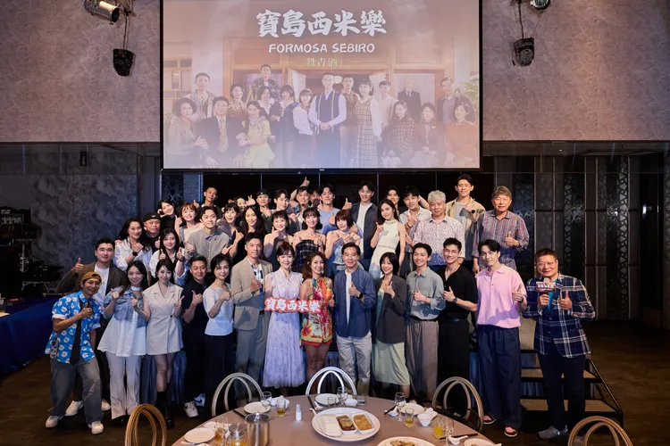 《寶島西米樂》全體演員合照。台視提供