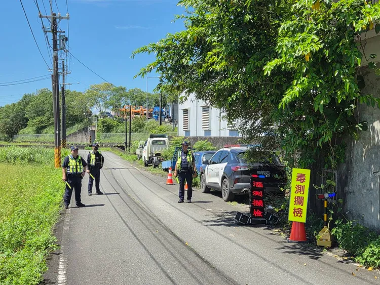 宜蘭縣警局配合警政署啟動「全國取締毒駕專案勤務」