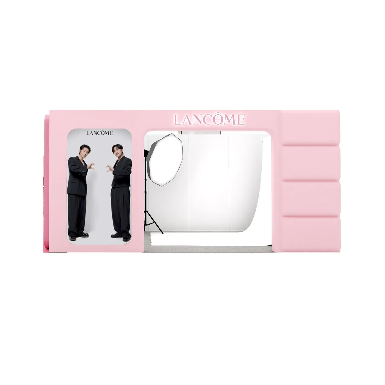 LANCOME x D&E幸福快閃店全息合影，僅限13大櫃台。品牌提供