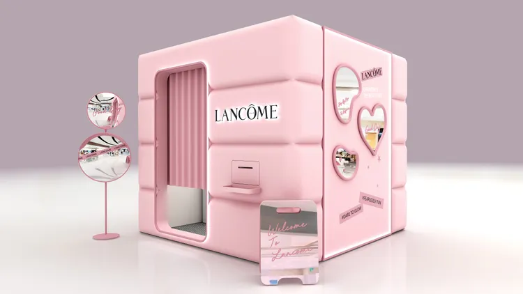 LANCOME x D&E 幸福快閃店人生四格。品牌提供