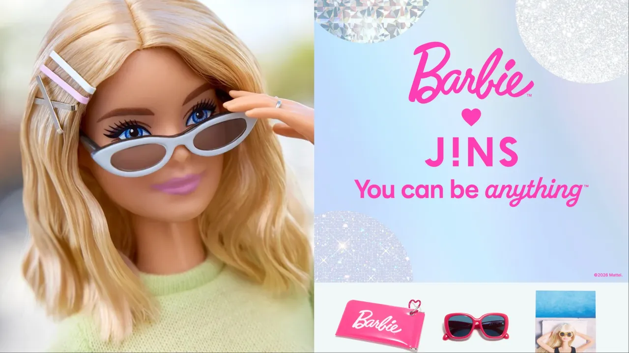 Barbie × JINS聯名墨鏡系列。翻攝JINS官網、IG