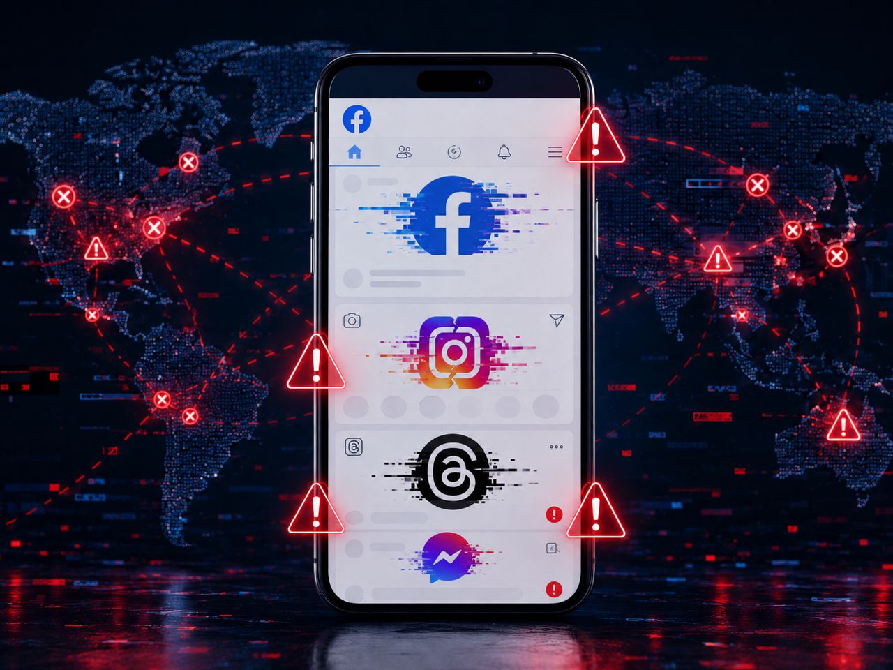 Meta平台集體出包!FB、IG掛了 Threads也異常