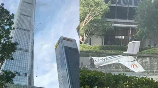 北京中信大廈遭輕航機撞擊傷亡揭露　飛行員身亡、現場13人受傷
