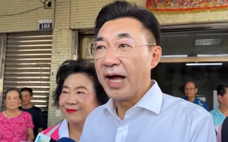 江啟臣說，鄭麗文主席到美國也是進行對話，讓對岸、國際都知道台灣人民的一些想法。江啟臣辦公室提供