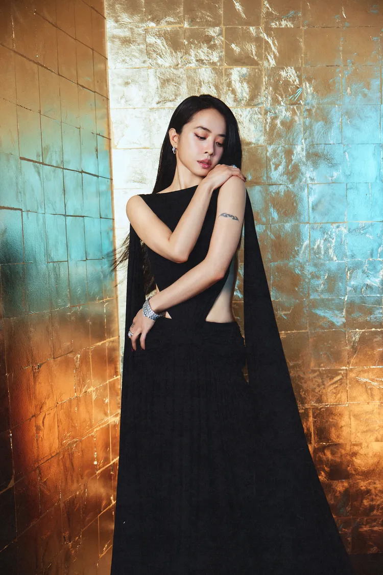 蔡依林以Balenciaga禮服搭配寶格麗珠寶。經紀公司提供