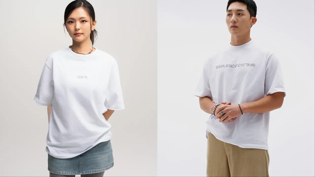 ept STUDDED 小LOGO TEE（左）1880元、STUDDED LOGO TEE（右）1480元。品牌提供