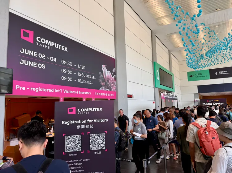 台北電腦展COMPUTEX 2026今起至6月5日登場。莊偉祺攝
