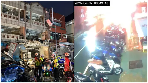 新竹便當店氣爆　「火光連環噴射」影片曝光！4人送醫搶救中