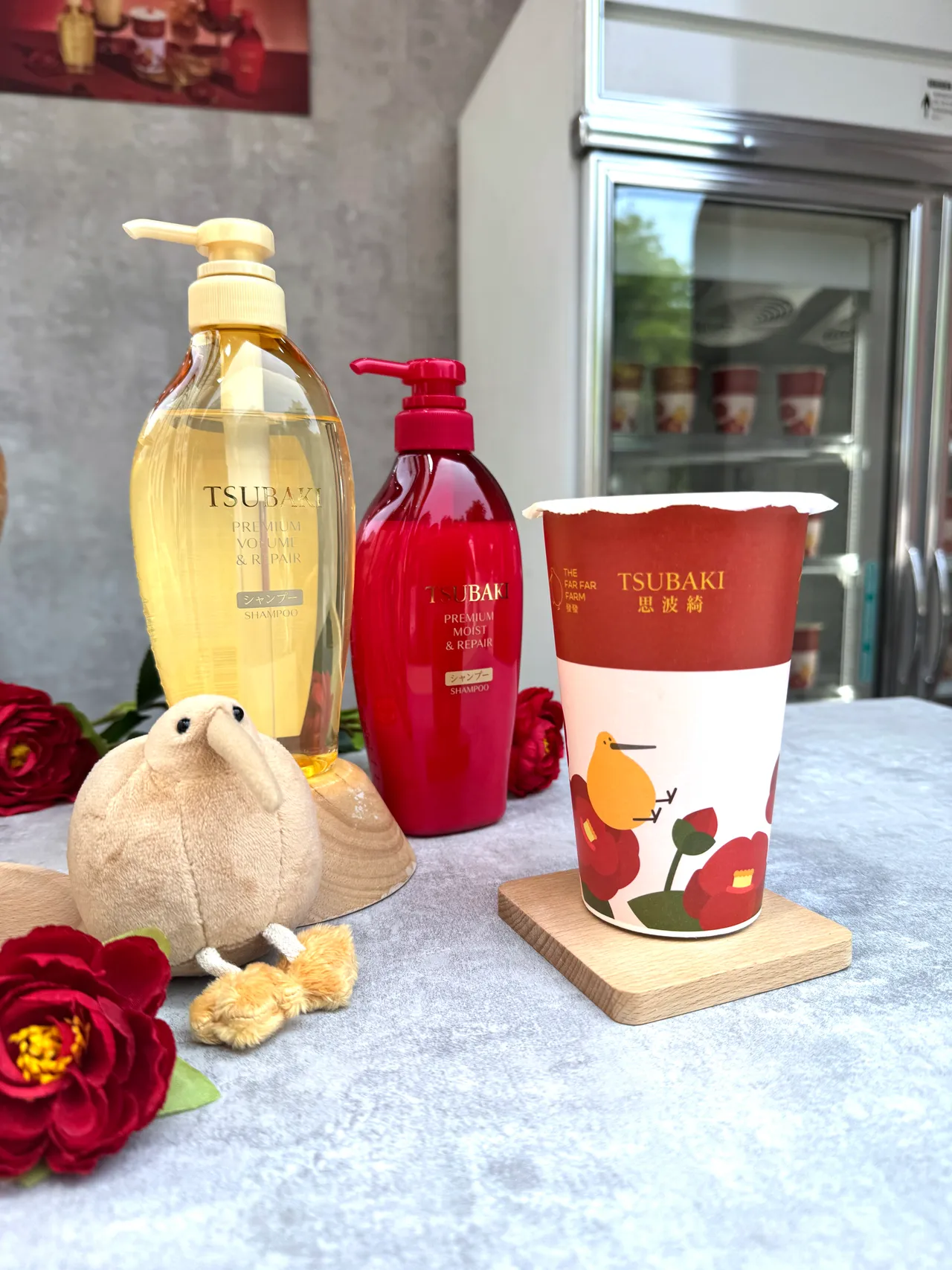 思波綺與療癒系優格飲品牌「發發」攜手推出限定聯名飲品。張家玲攝