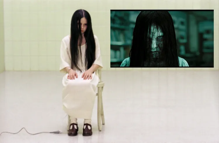 黛薇雀絲在《七夜怪談西洋篇》飾演美國版貞子。翻攝IMDb