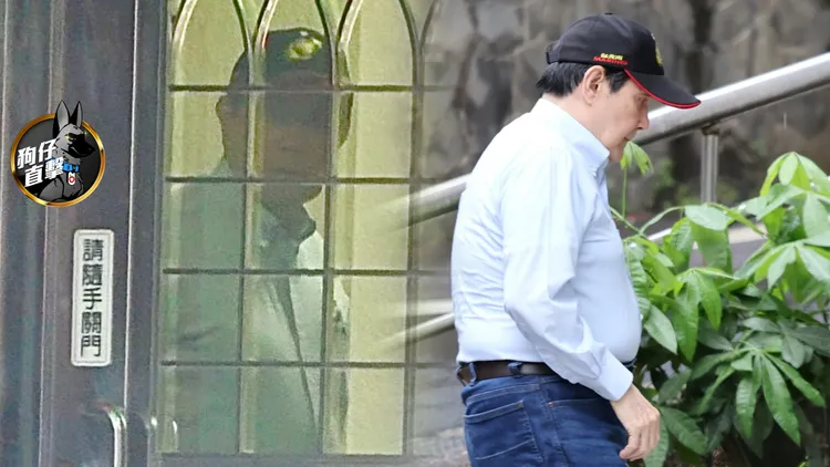 前總統馬英九在失智疑雲後被目擊外出返家。合成照片、特勤中心攝
