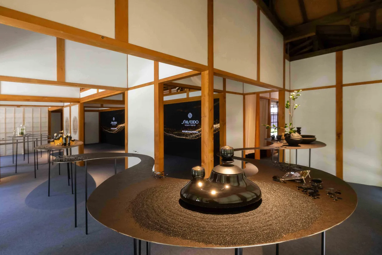 資生堂「極上御藏恆久美學展：水泉的迴響」展覽。品牌提供