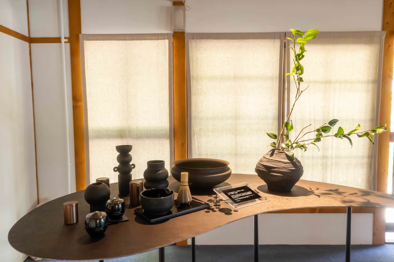 資生堂「極上御藏恆久美學展：水泉的迴響」展覽。品牌提供
