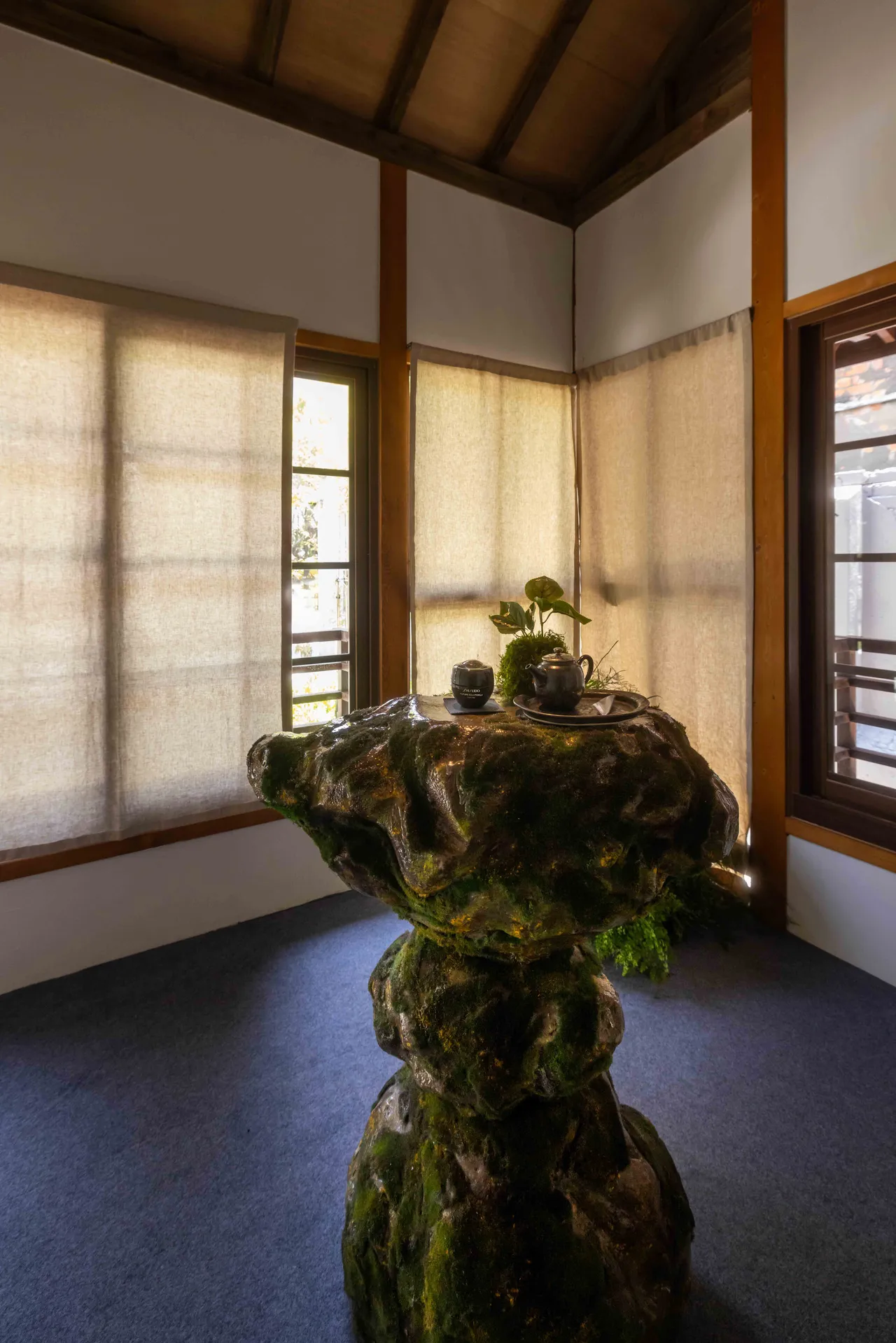 資生堂「極上御藏恆久美學展：水泉的迴響」展覽。品牌提供