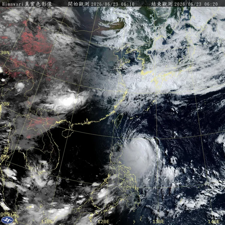 颱風米克拉（MEKKHALA）已於昨晚8時增強為強烈颱風。中央氣象署