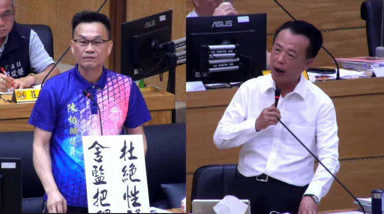 上月中嘉義縣議會定期會時，議員陳柏麟就針對猥褻案質詢過縣長翁章梁。資料照