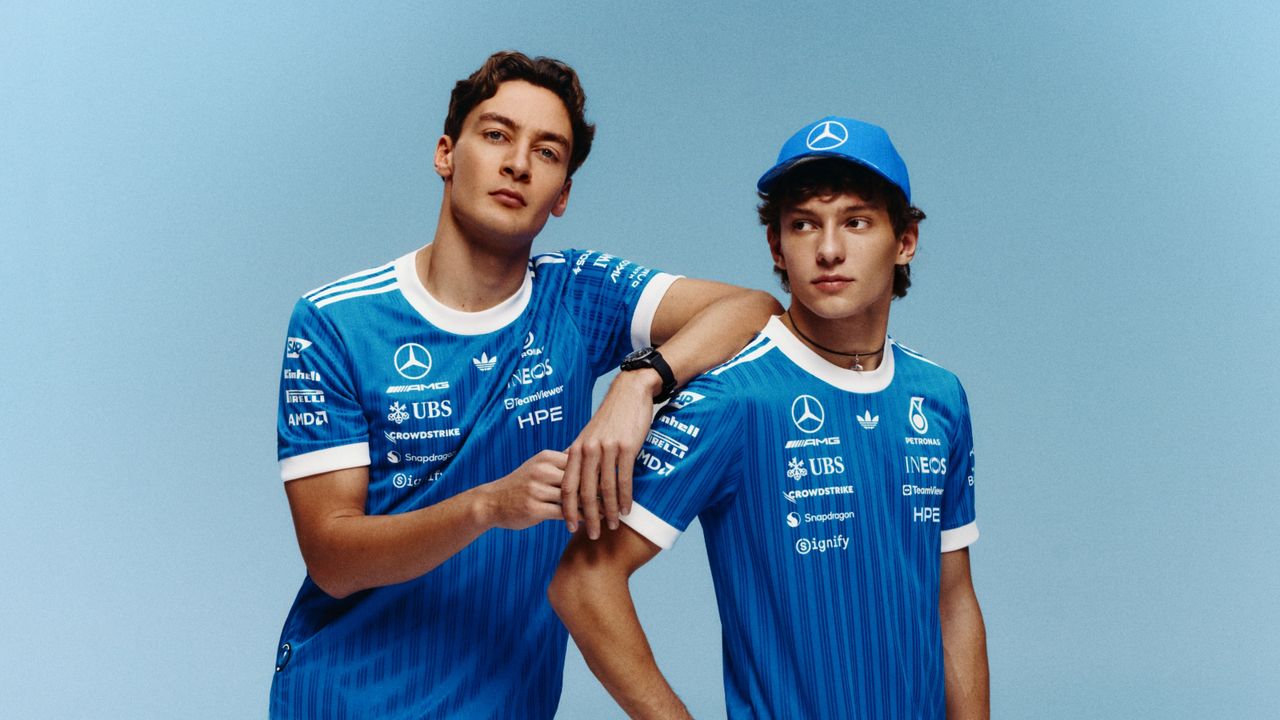 adidas聯名F1賓士車隊!三葉草首度飆入賽道 Gazelle換寶藍新裝