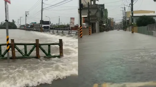 大豪雨襲屏東！生活圈像遭「海嘯」　民眾見末日場景急調頭