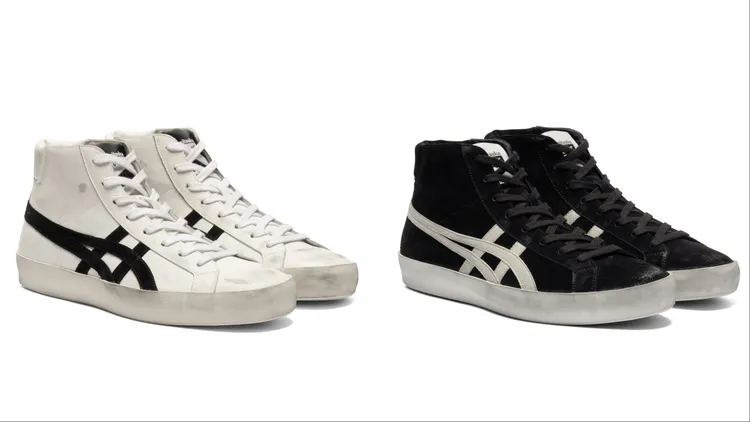 鬼塚虎「ITALIAN MADE」系列FABRE HI IT，各1萬3680元。品牌提供