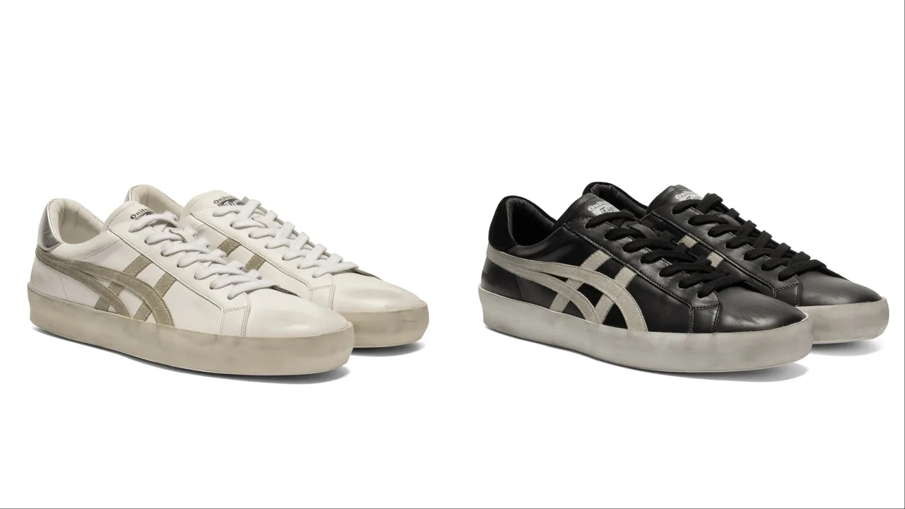 鬼塚虎「ITALIAN MADE」系列FABRE LO IT，各1萬2680元。品牌提供