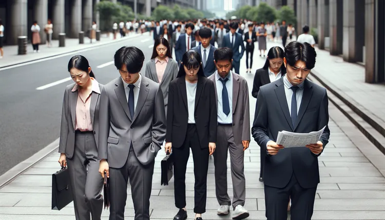 AI興起，會改變求職市場嗎。AI生成示意圖