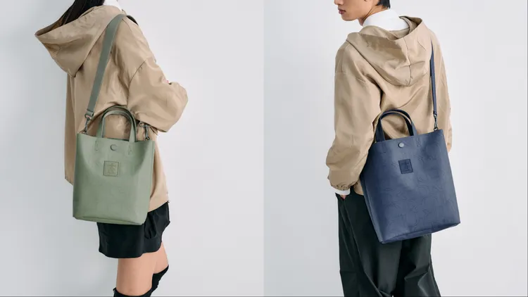 PORTER INTERNATIONAL RENEW系列手提包（左）2950元、托特包（右）3650元。品牌提供