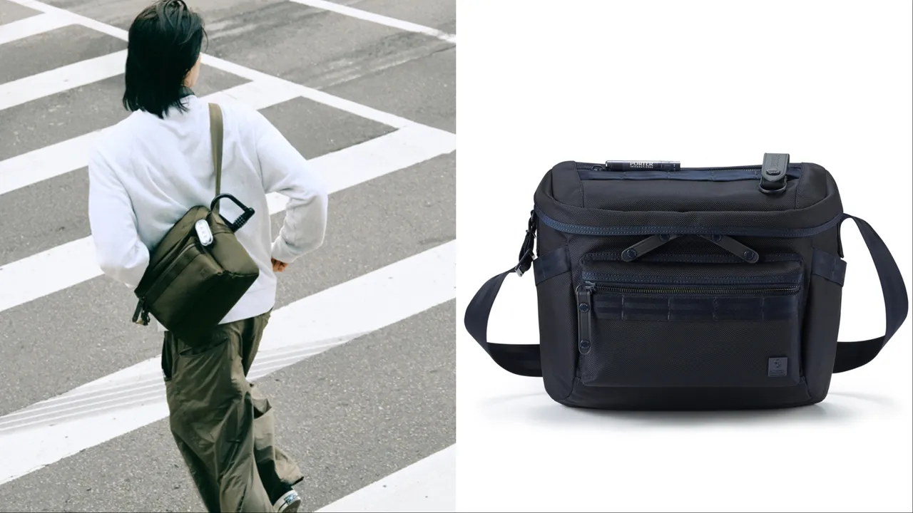 PORTER INTERNATIONAL NEW HEAT系列斜背包（M），各7450元。品牌提供