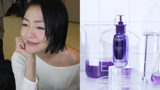 小S過48歲生日　擁巴黎萊雅紫光瓶皮膚好到快要掐出水