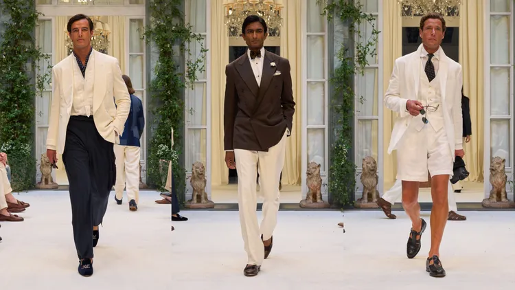 Ralph Lauren Purple Label 2027春夏男裝系列。品牌提供