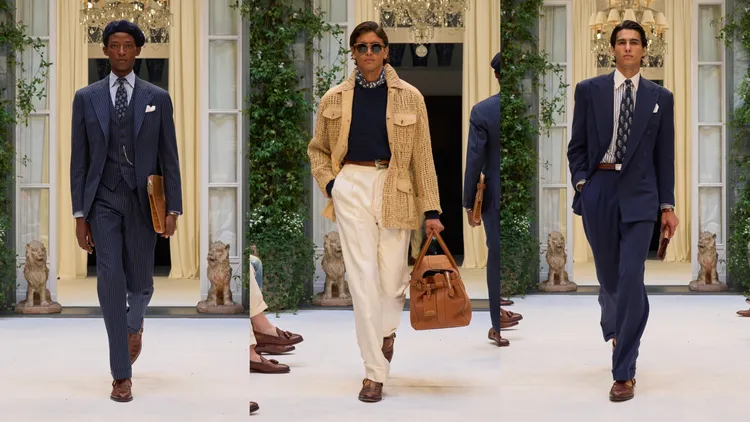 Ralph Lauren Purple Label 2027春夏男裝系列。品牌提供