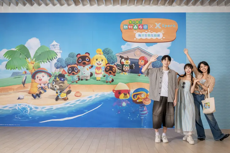 台灣首度合作《集合啦！動物森友會 》× Xpark海洋生物互動展。業者提供