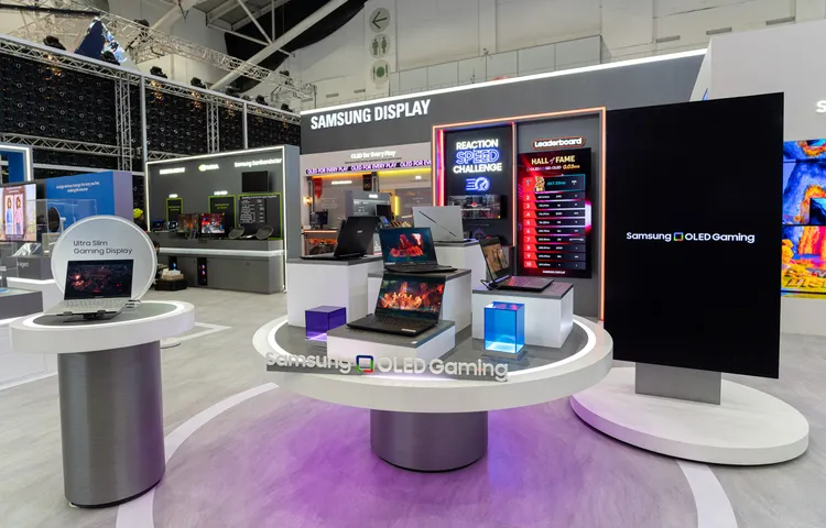 三星顯示於 COMPUTEX 2026 展出專為遊戲優化的 OLED 產品。公司提供
