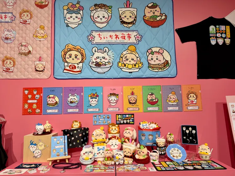 CHIIKAWA DAYS台北特展販賣區商品。莊偉祺攝
