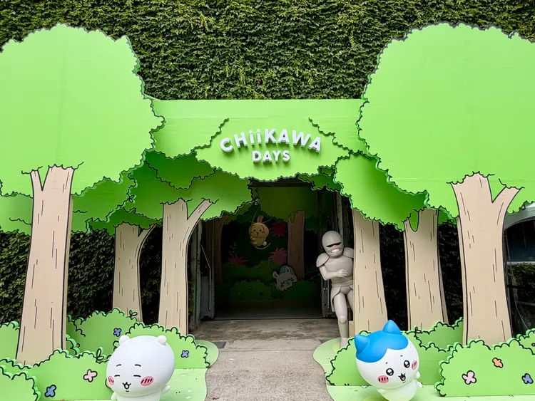 CHIIKAWA DAYS台北特展入口。莊偉祺攝