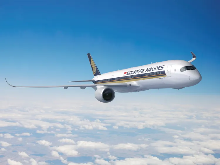 班機示意圖。新加坡航空提供