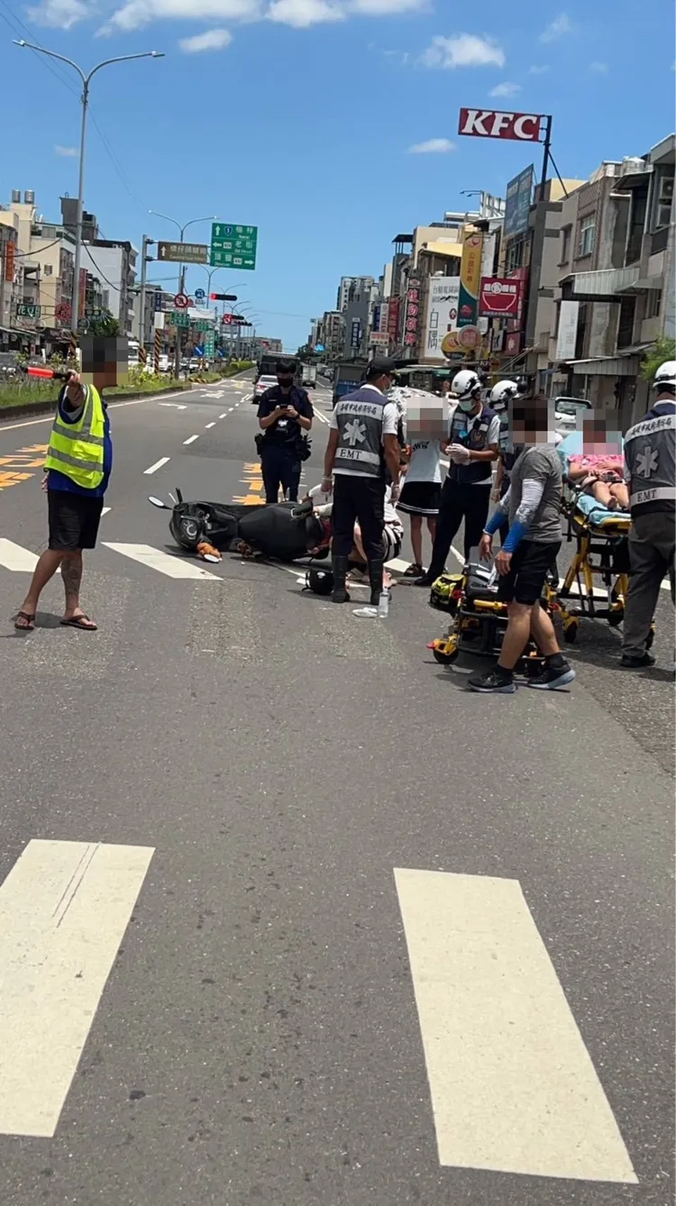 警消到場時成男尚有意識，只感到下顎疼痛，送醫後狀況卻急轉直下，最後傷重宣告不治。民眾提供