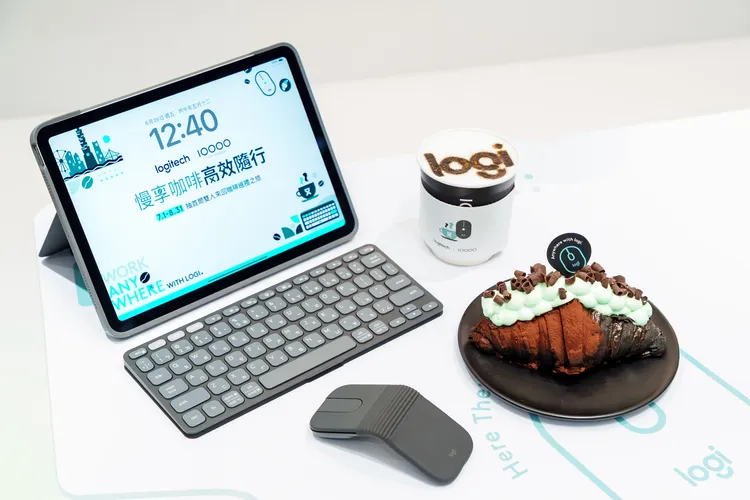 「Logi Café 羅技城市咖啡所」聯名餐點&Mobi無線滑鼠&Keys-to-go 2鍵盤)。業者提供