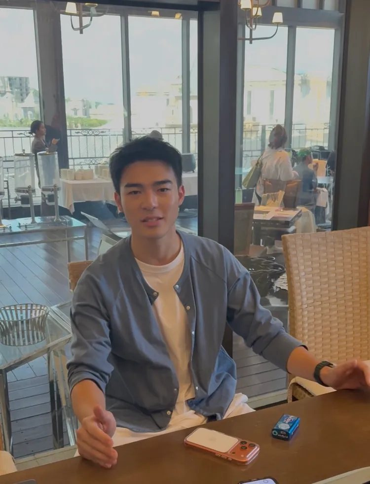 陳昊森對戀情侃侃而談。王思穎攝