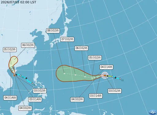 今高溫飆38℃！中颱巴威恐變強颱　這2天對台威脅最大