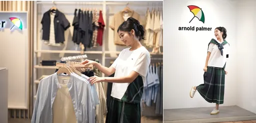 果嶺風穿進日常！Arnold Palmer春夏女裝全面登場　藍綠格紋＋涼感機能一次到位