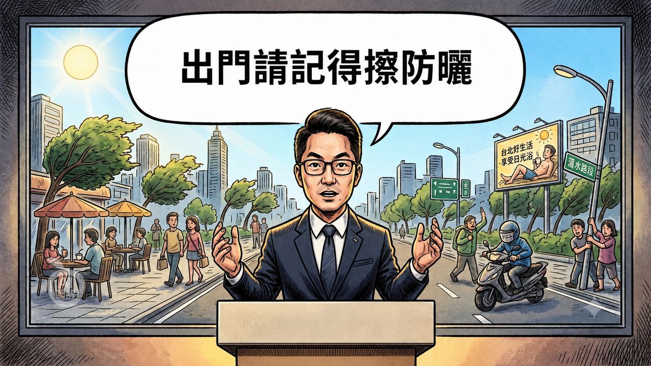 AI圖解|選民開心放颱風假最重要