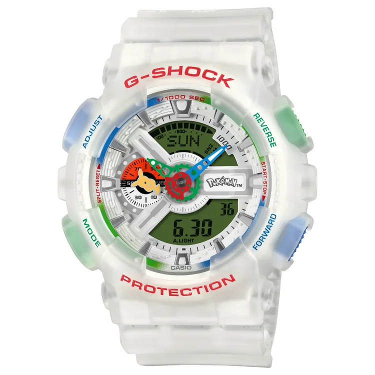 G-SHOCK ×《寶可夢》聯名錶GA-110PKM-7A，7000元。品牌提供