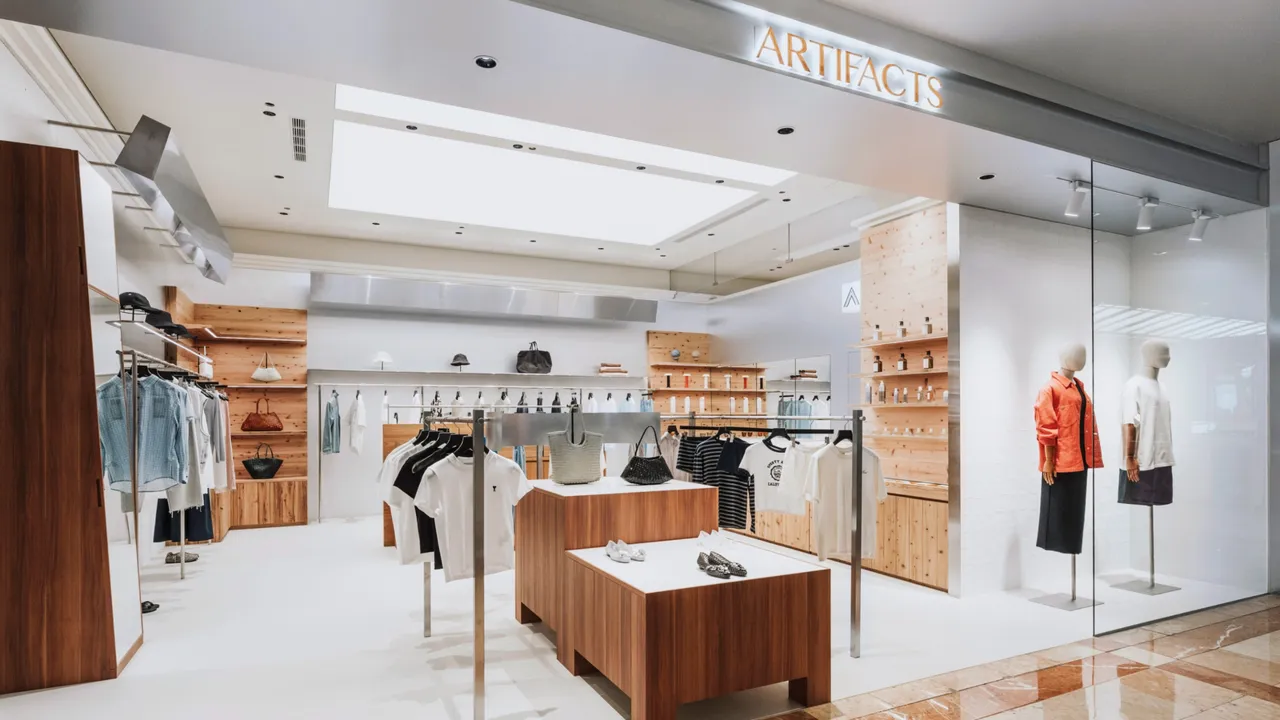 ARTIFACTS全新進駐新光南西店。品牌提供