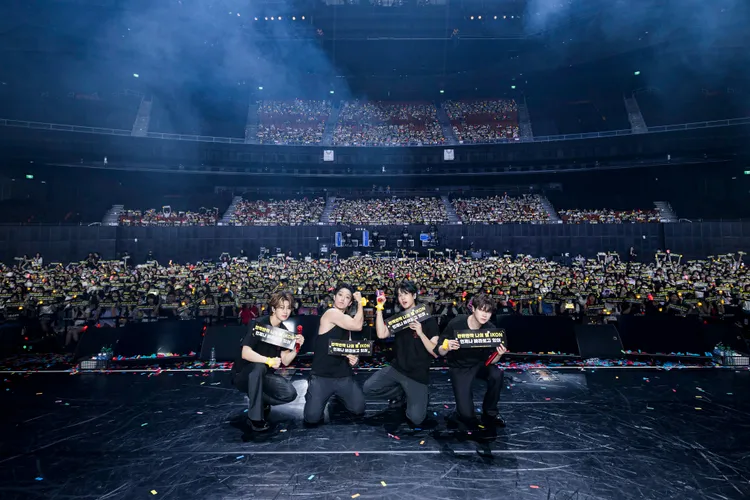 iKON大讚台灣粉絲應援，「這麼棒的國家是第一次」。翻攝iKON X