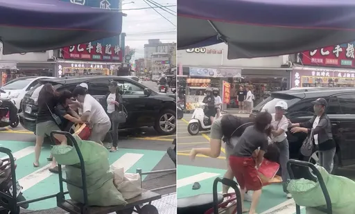 「大甲盃格鬥賽」又來了！車輛未讓行人爆衝突　路邊扭打多人傷