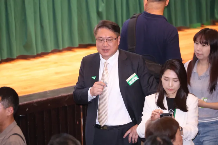民進黨前秘書長林右昌。莊宗達攝