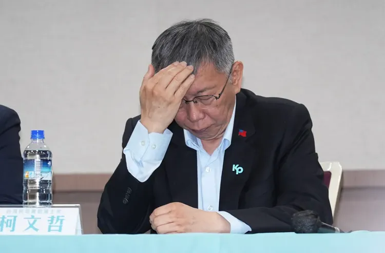 民眾黨創黨主席柯文哲。彭欣偉攝