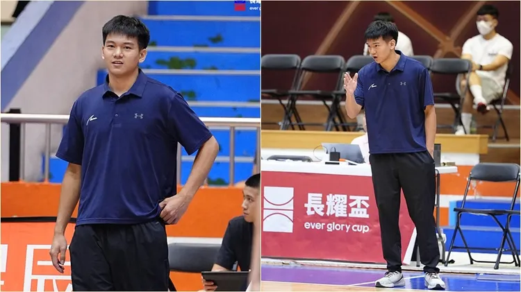 潘陳睿豐球員轉教練，在長耀盃臺藝大賽事首次執教比賽。長耀盃提供