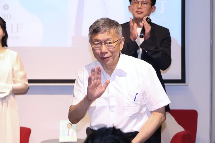 民眾黨創黨主席柯文哲。莊宗達攝